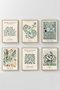 Wallity Artsycllct10 Conjunto de 6 Pinturas Decorativas Enmarcadas